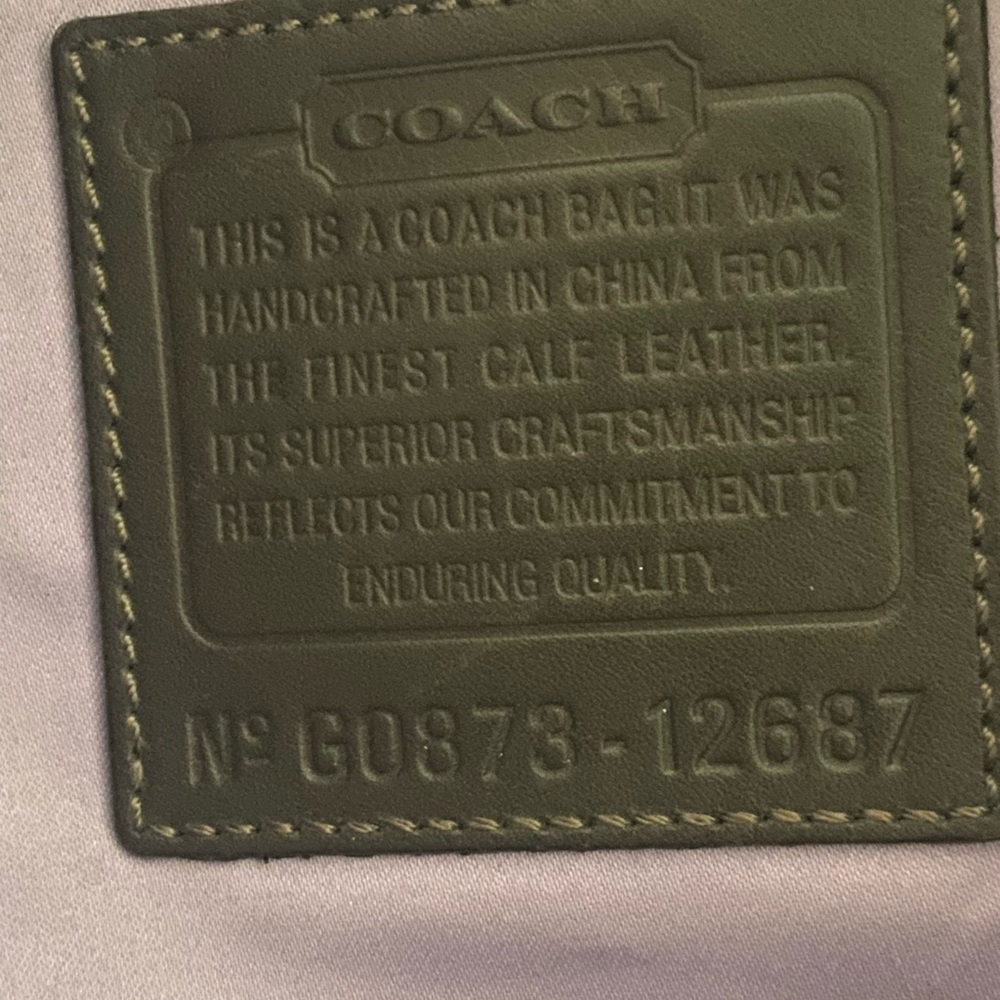 Coach Soho Dark Plum Vintage Leather Bag - Picture 8 of 15